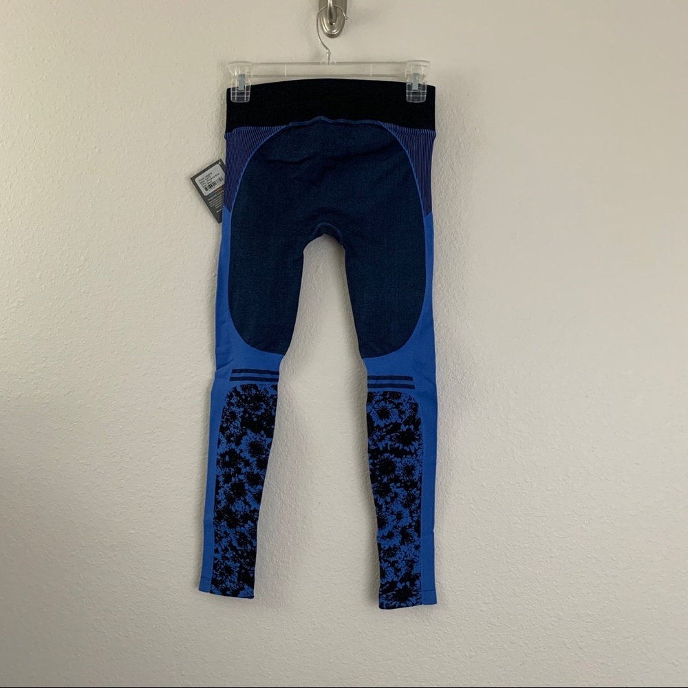 NUX Flower Yoga Legging S Blue Floral